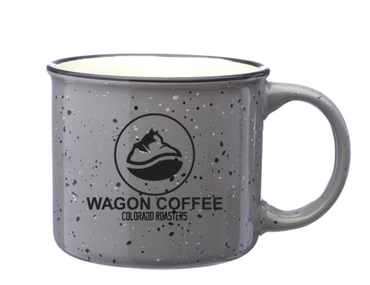 Wagon Coffee Grey Ceramic Mug