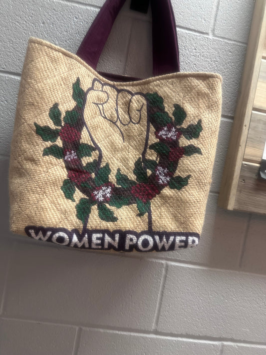 Upcycled Bag - Women Power