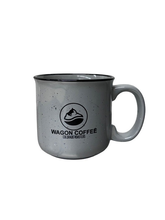 Wagon Coffee Grey Ceramic Mug