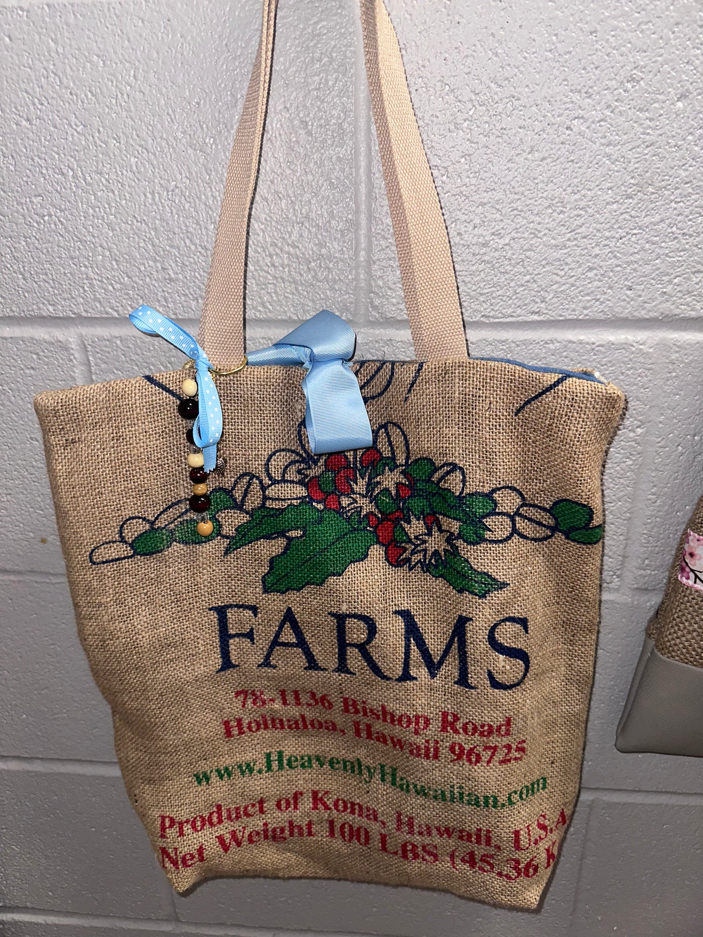 100% Kona Coffee Burlap Bag 🌺☕