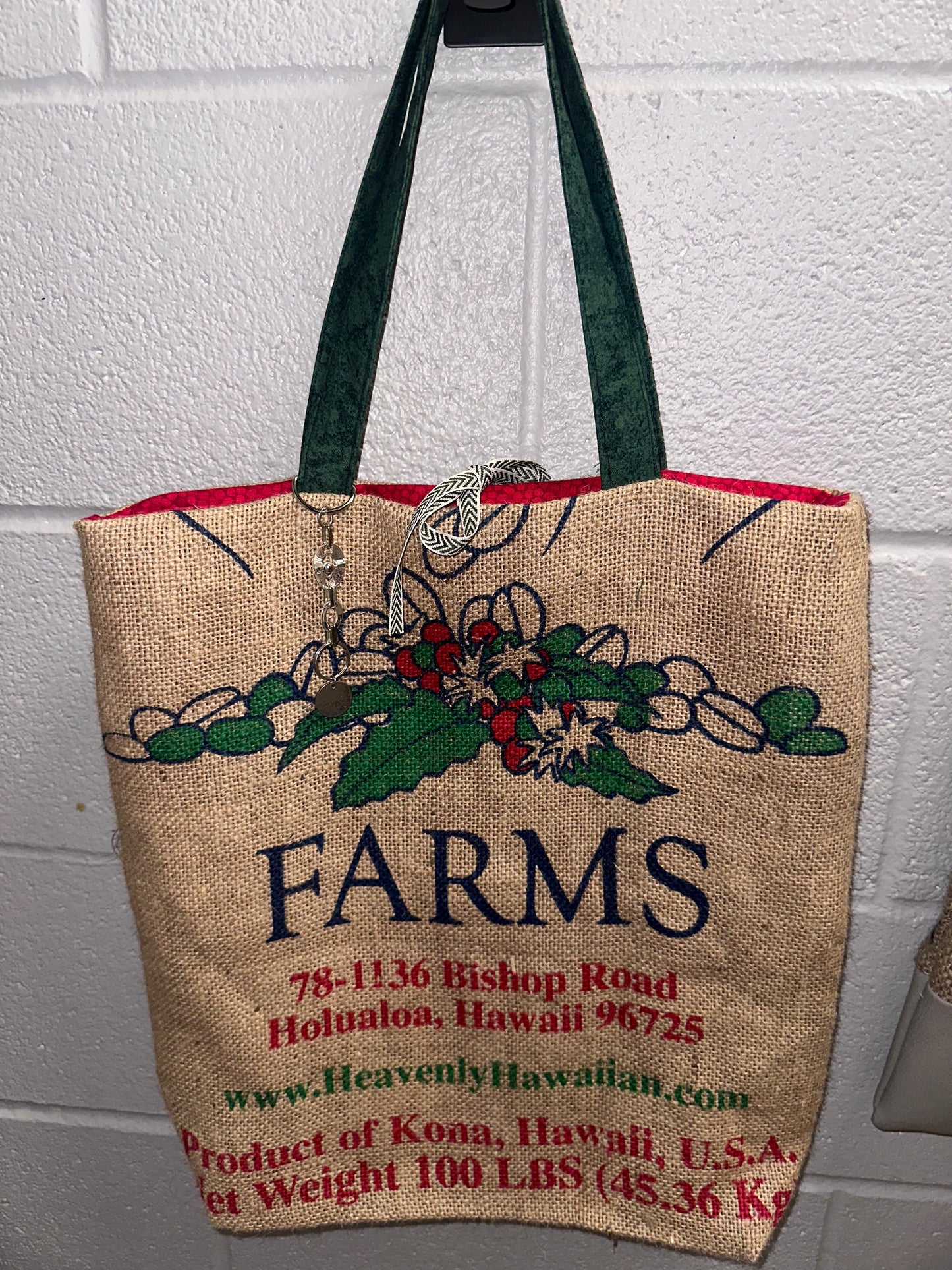 100% Kona Coffee Burlap Bag 🌺☕
