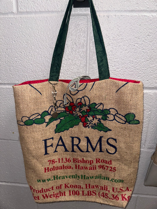 100% Kona Coffee Burlap Bag 🌺☕