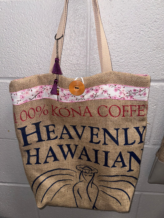 100% Kona Coffee Burlap Bag 🌺☕
