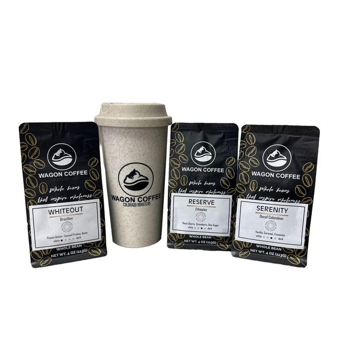 Coffee Survival Kit + Biodegradable Tumbler